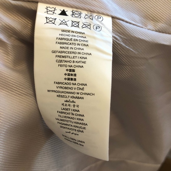 New Beige Linen Michael Kors Vest size 2 - Picture 6 of 9